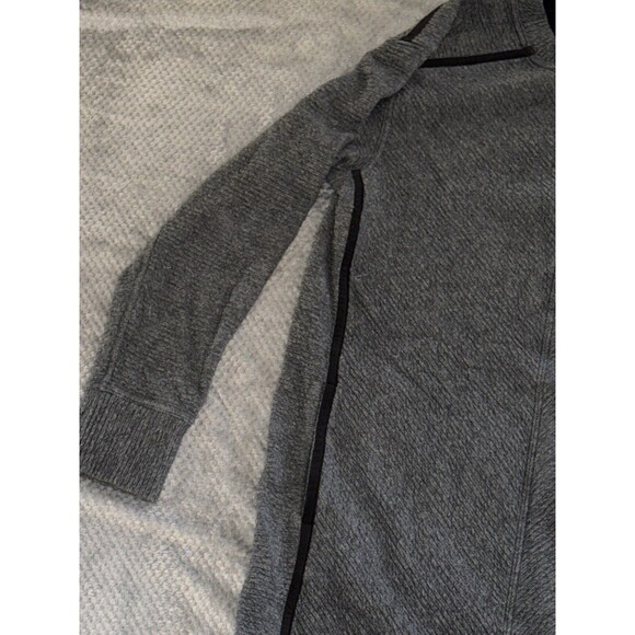 Lululemon On Repeat Dress Size 6 Dark Gray Black Removable Collar - Picture 5 of 16